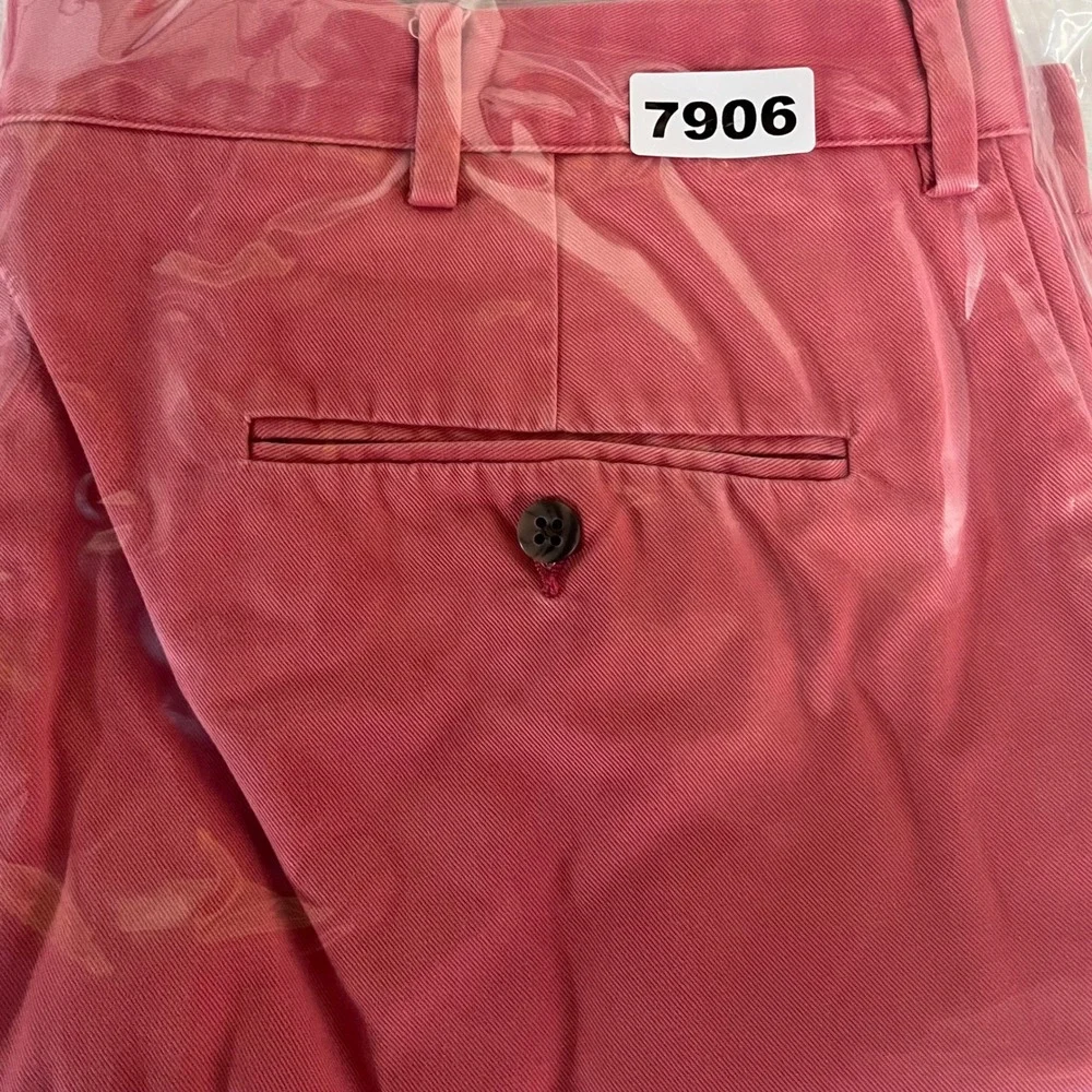 Polo Ralph Lauren Prospect Shorts‎ Mens Size 35 Salmon Pink Casual Cotton